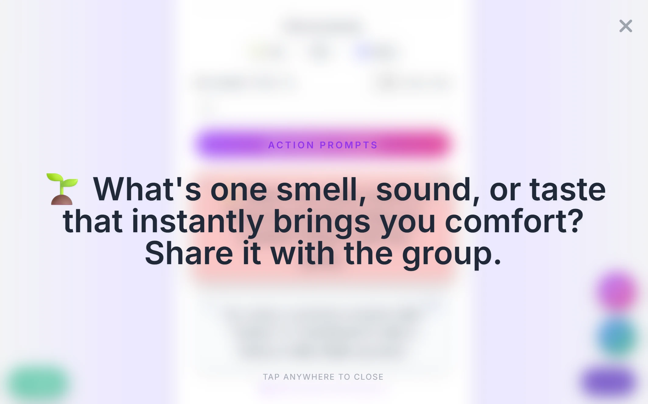 Focus Mode for Action Prompts